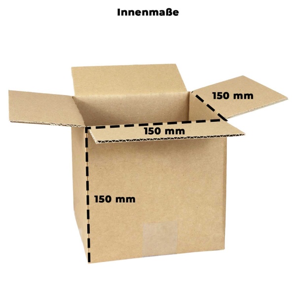 Karton 150x150x150 mm - einwellig
