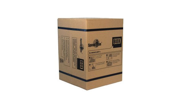 SpeedMan-Box - mobile Spendebox mit umweltfreundlichem Packpapier