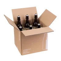 Flaschenversandkarton Bier für 9 Flaschen (inkl. Einlage)