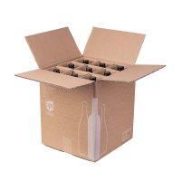 Flaschenversandkarton Wein für 9 Flaschen (inkl. Einlage)