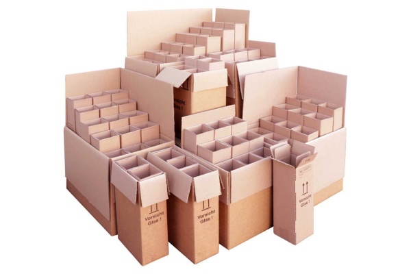 Flaschenversandkarton für 3 Flaschen